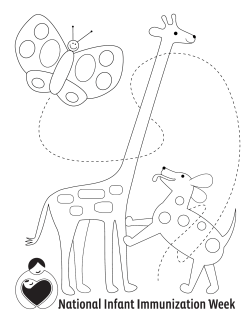 NIIW coloring sheet - giraffe (PDF)