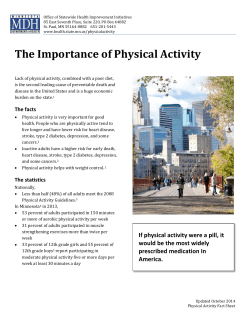 The Importance of Physical Activity