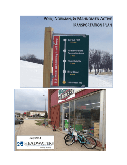 Polk, Norman and Mahnomen 2013 Active Transportation Plan