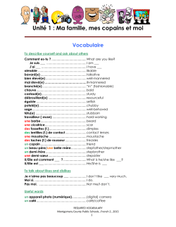 15-09 French 2_AB_vocabulary