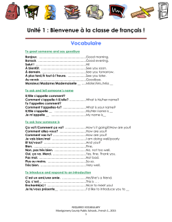 15-09_French_1AB_vocabulary