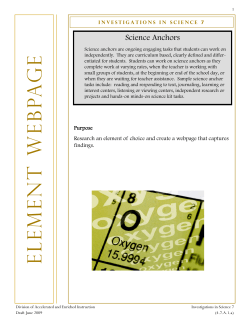 Element Webpage