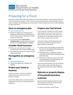 Preparing for a Flood (PDF)