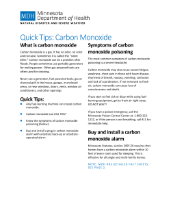Carbon Monoxide (PDF)