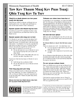 Hmong : Basic Clean-Up (PDF)