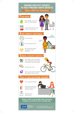 Make a PACT for prevention infographic (CDC)