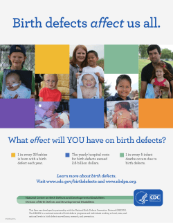 Birth Defects Affect Us All (PDF)