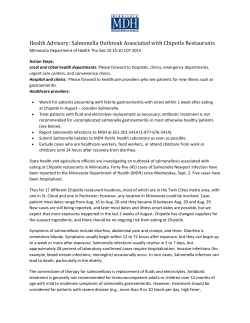 Salmonella Outbreak Associated with Chipotle Restaurants (PDF)