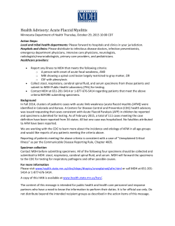 Accute Flaccid Myelitis (PDF)