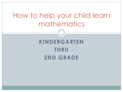 K/2 Parent Session PPT