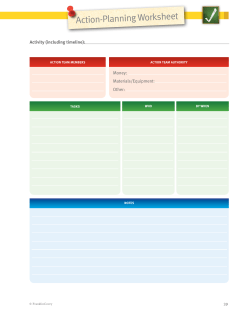 Action Planning Worksheet