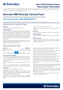 Key Investor Information Document