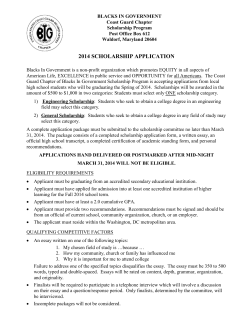 2014 BIG - Coast Guard Chapter Application