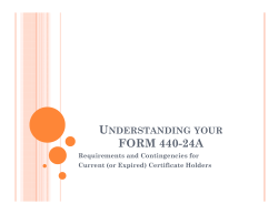 Form 440-24A - Current MD Certificate Holder