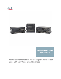 Cisco Small Business 300 Series Managed Switches Administration Guide 1.3.5 (German)