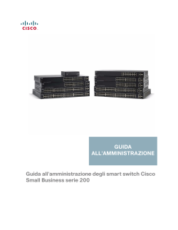 Cisco 200 Series Smart Switches Administration Guide (Italian)