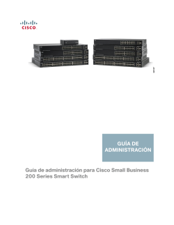 Cisco 200 Series Smart Switches Administration Guide 1.4.0.x (Spanish)