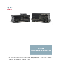 Cisco 200 Series Smart Switches Administration Guide 1.4.0.x (Italian)