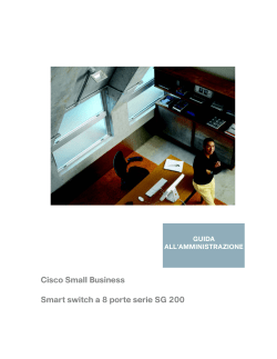 Cisco 200 Series 8-port Smart Switches Administration Guide (Italian, Italy)