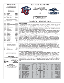 Liberty Game Notes