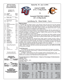 Liberty Game Notes
