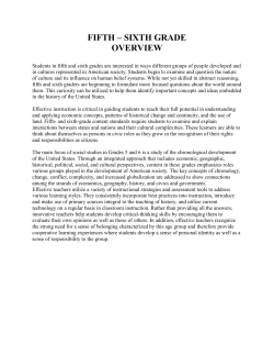 Overview Grades 5-6