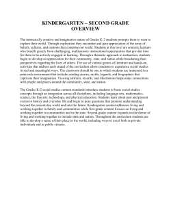 Overview Grades K-2
