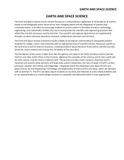 Earth and Space Science