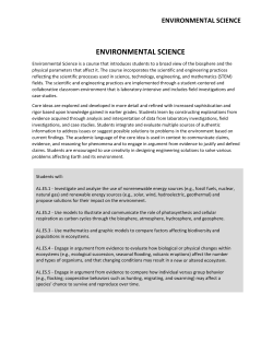 Environmental Science