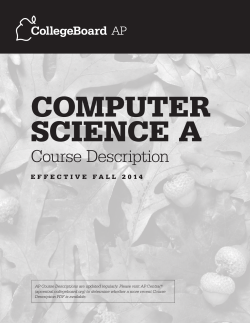 AP Computer Science Principles