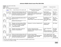 Lesson Plan 2/29 - 3/2