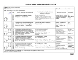 Lesson Plan 2/1 - 2/5