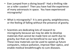 Microgravity Preview