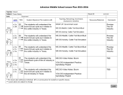 Lesson Plan: 5/2-5/6