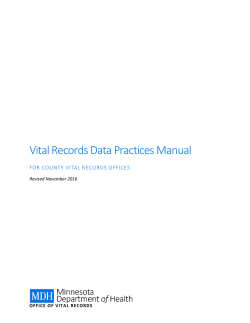Data Practices Manual