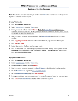 Apply Payment to an Invoice (PDF: 253KB/1 page)