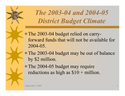 Expenditure Trends (pdf file)