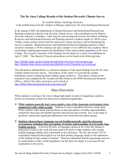 2004 Student Diversity Climate Survey (08-Dec-2004)