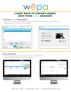 How to add funds to your WEPA account