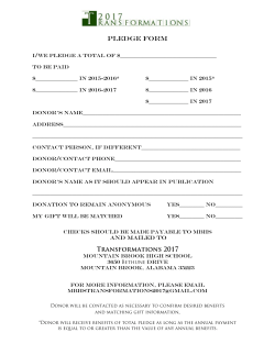 Pledge Form