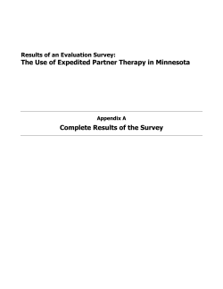 Appendix A: Complete Results of the Survey (PDF)