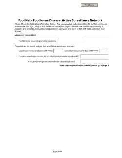 FoodNet - Foodborne Diseases Active Surveillance Network (Cronobacter sakazakii) Form (PDF)