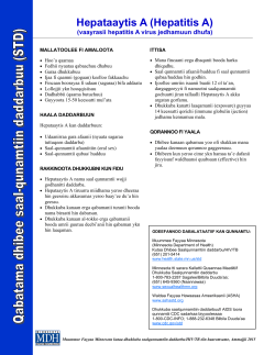 STD Facts: Hepatitis A (Oromo) (PDF)