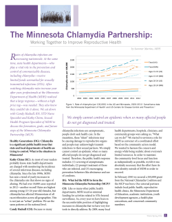The Minnesota Chlamydia Partnership: Working Together to Improve Reproductive Health (PDF)
