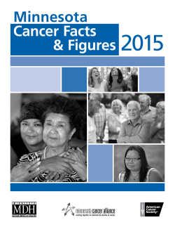 Minnesota Cancer Facts Figures 2015