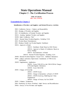 State Operations Manual - Chapter 2 - Organization of HHA - Chapter 2182 (PDF)