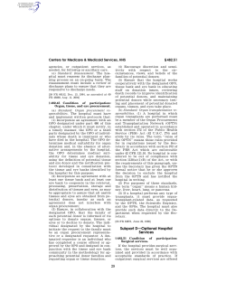 CFR482.51 - Surgical services