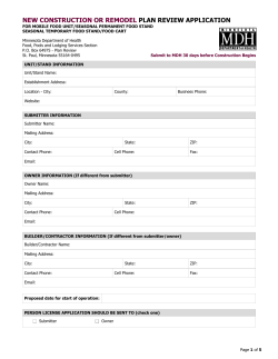 Temporary/Seasonal Plan Review Application (PDF: 196KB/5 pages)