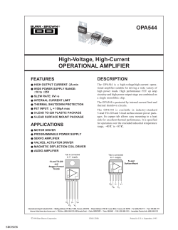 OPA544 TI, 70V 2A.PDF