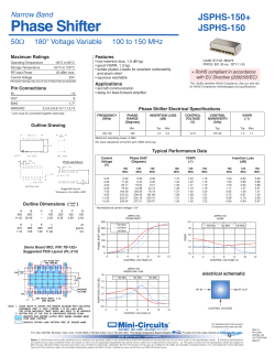 JSPHS-150 Minicircuits, Phase shifter, 100-150MHz, passive.pdf
